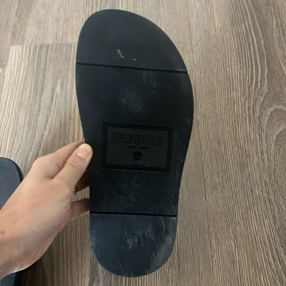 Fendace Fendi x Versace black slides - Picture 7 of 9